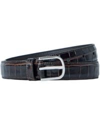 TOTEME - Crocodile-Embossed Leather Belt - Lyst