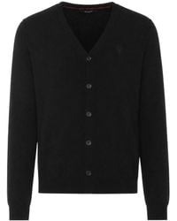 Gucci - V-Neck Logo Cardigan - Lyst