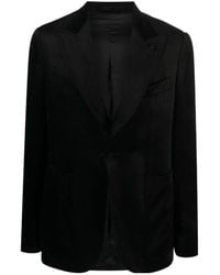 Lardini - Velvet Blazer Jacket - Lyst