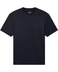 Emporio Armani - Logo-Detailed Crewneck T-Shirt - Lyst