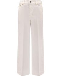 Gucci - Cropped Flared Denim Pants - Lyst