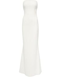 Safiyaa - Bridal Strapless Crêpe Gown - Lyst