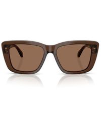 Emporio Armani - Rectangle-Frame Sunglasses - Lyst