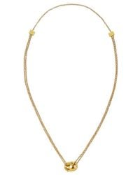 Versace - Greca Double-Chain Necklace - Lyst