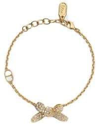 Dior - Delicate Bow Bracelet - Lyst