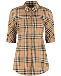 Burberry - Vintage Checked Short-Sleeved Shirt - Lyst