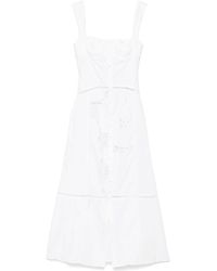 Marine Serre - Regenerated Unlined Midi Dress - Lyst