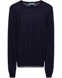 Prada - Long-Sleeved Crewneck Jumper - Lyst