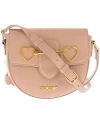 Moschino - Horsebit-Detail Shoulder Bag - Lyst