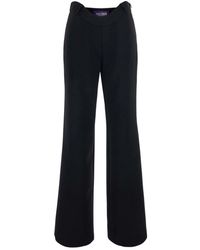 Jean Paul Gaultier - High-Waisted Casual Pants - Lyst