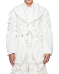 Comme des Garçons - Ruffled Jacket - Lyst