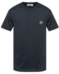 Stone Island - Compass Patch Crewneck T-Shirt - Lyst