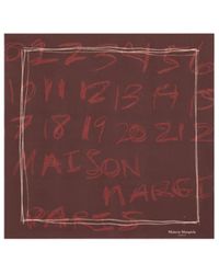 Maison Margiela - Numbers-Print Neckerchief - Lyst