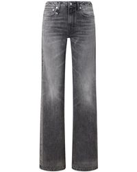 R13 - Effie Faded-Effect Jeans - Lyst