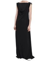Bottega Veneta - Draped Jersey Maxi Dress - Lyst