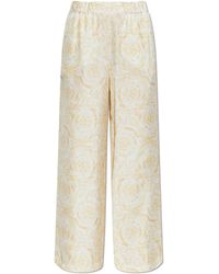 Versace - Pattern-Printed Trousers - Lyst