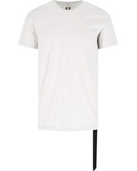 Rick Owens - Longline Tape Detail T-Shirt - Lyst