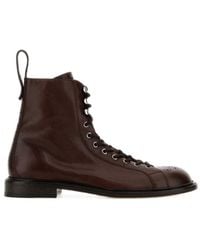 Versace - Billy Lace-Up Boots - Lyst