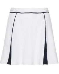 The Upside - Logo Embroidered Midi Skirt - Lyst