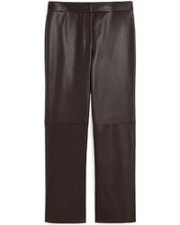 Max Mara - S Flared Ecoleather Pants - Lyst