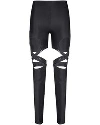 Barrow - Cut-Out Branded Leggings - Lyst