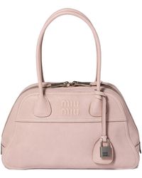 Miu Miu - Vivant Nappa Leather Bag - Lyst