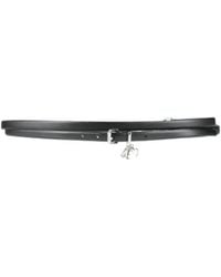 DIESEL - Solid Color Belt - Lyst