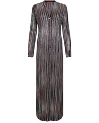 Missoni - Striped V-Neck Cardigan - Lyst