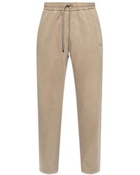 Off-White c/o Virgil Abloh - Logo Embroidered Drawstring Sweatpants - Lyst
