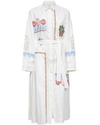 Weekend by Maxmara - Wkdgru Embroidered Shirt Dress - Lyst