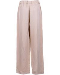 Fabiana Filippi - Elastic Waist Casual Pants - Lyst