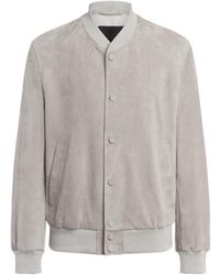Dondup - Regular-Fit Suede Bomber Jacket - Lyst