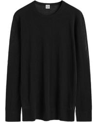 TOTEME - Totême Crewneck Long-Sleeved Knitted T-Shirt - Lyst