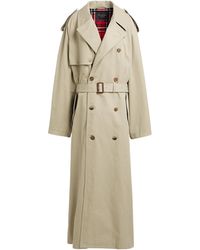 Balenciaga - Solid Color Trench Coat - Lyst