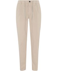 Eleventy - Drawstring Tapered Trousers - Lyst
