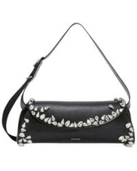 Jil Sander - Cannolo Embellished Small Shoulder Bag - Lyst