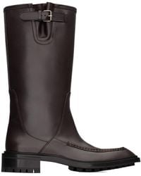 Saint Laurent - Joe Buckle Boots - Lyst