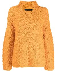 Proenza Schouler - Square-Neck Chunky-Knit Jumper - Lyst