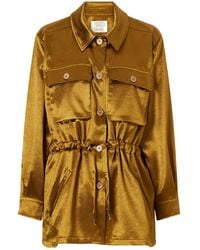 Giuliva Heritage - Drawstring Satin Jacket - Lyst