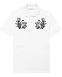 McQueen - Skull Details T-Shirt - Lyst