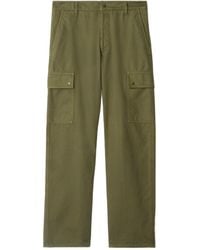 Burberry - Straight-Leg Cargo Trousers - Lyst