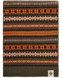 Bally - Fair Isle Wool Scarf - Lyst