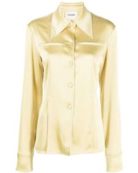 Nanushka - Buttoned Long-Sleeved Shirt - Lyst