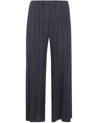 Pleats Please Issey Miyake - Pleated Casual Pants - Lyst