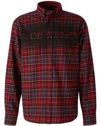 Off-White c/o Virgil Abloh - Checkered Shirt Jacket - Lyst