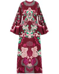 Johanna Ortiz - Camino Real Printed Silk-Crepe Maxi Dress - Lyst