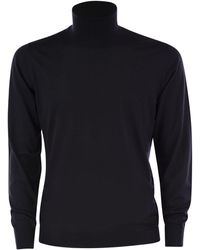 Fedeli - Turtleneck Knitted Jumper - Lyst