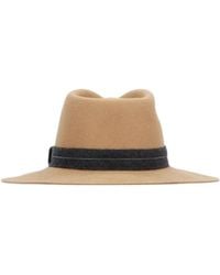 Brunello Cucinelli - Embellished Fedora - Lyst