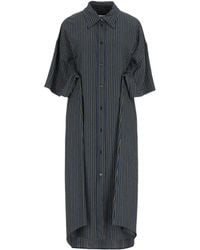 MM6 by Maison Margiela - Striped Short-Sleeve Shirt - Lyst
