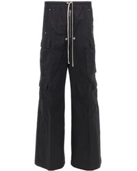 Rick Owens - Drawstring Wide Leg Pants - Lyst